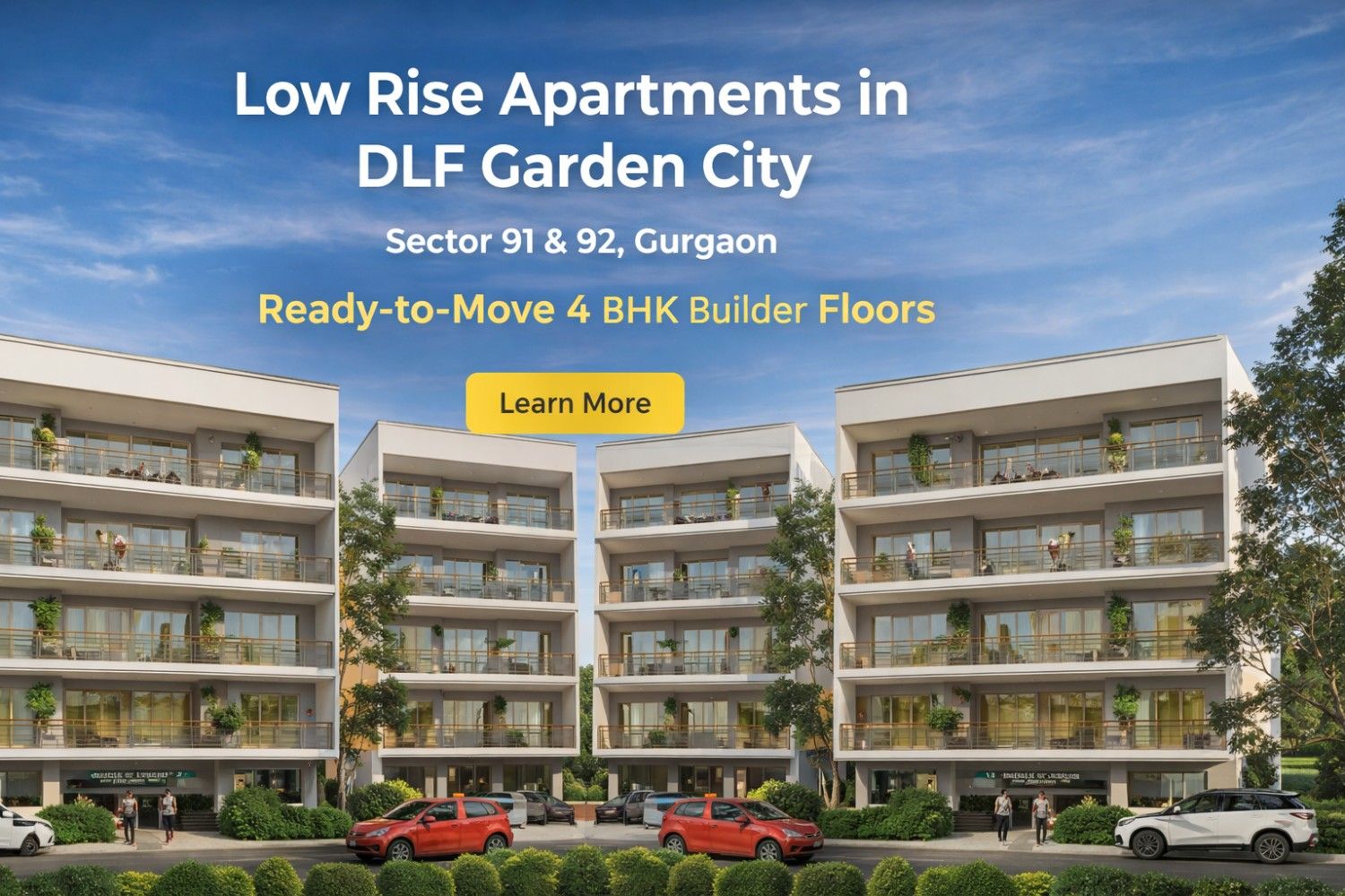 DLF Floor Gurgaon - Garden City 91 & 92  Low Rise Apartment in New Gurgaon Gurgaon